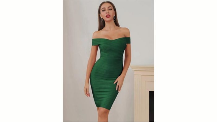 shein bandage dress